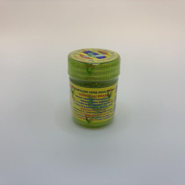 HOT SELLING HONGTHAI ORIGINAL THAI COMPOUND HERB INHALER WILD CULTIVATED FORMULA 2 Camphor & Menthol Health Food Grade 5g - Image 3