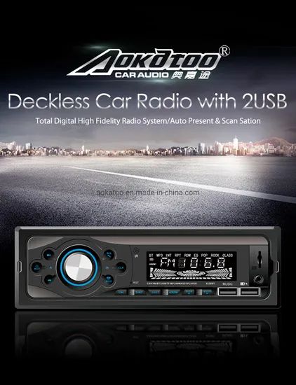 USB, SD Card Vehicle Car MP3 Player RCA 4RCA Format MP3 Bluetooth 4.0 Voltage 12/24V Cable ISO Cable Radio FM1 FM2 FM3 Trademark - Image 6