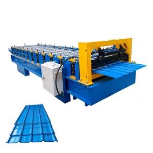 Zinc Aluminum Galvanized Iron Steel Roof Panel Tile Making Machine - Image 1