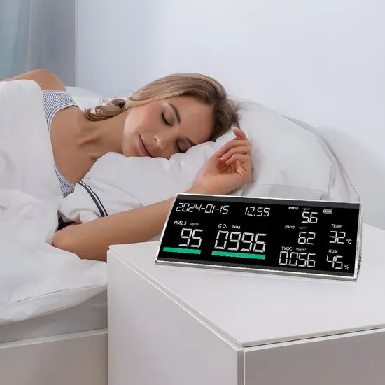 Multi Function Air Quality Monitor Temperature Humidity Monitor Gas Analyzers - Image 4