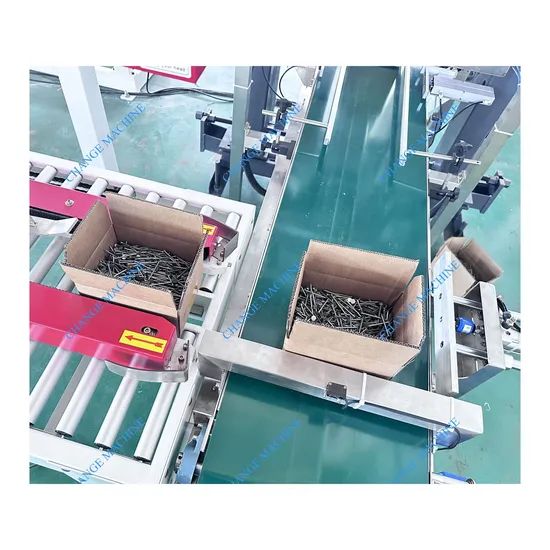 2026 Latest Full Automatic Nails Screws Nuts Whasers Bolts Fasteners Hardware Boxes Cartons Packing Production Line - Image 3