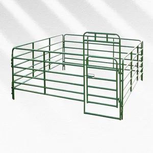 Portable DIY Farm Fence Modular Design for Temporary Horse Racetrack Enclosure - Image 1