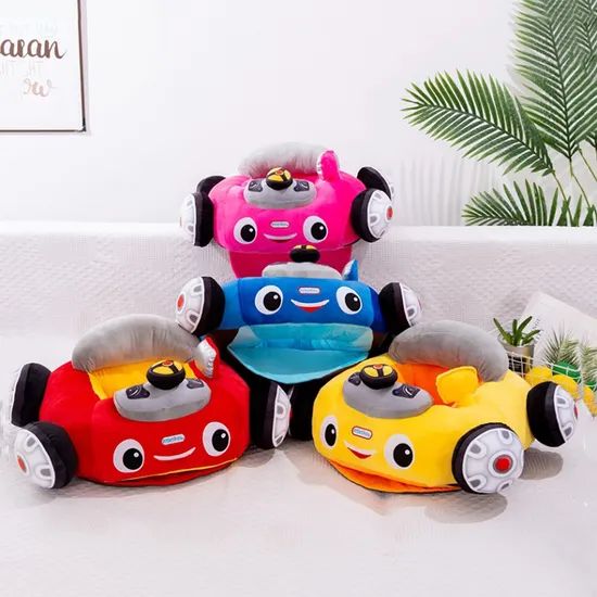 Compact Baby Learning Seat Sofa Car Shaped for Early Sitting Stage - Image 2