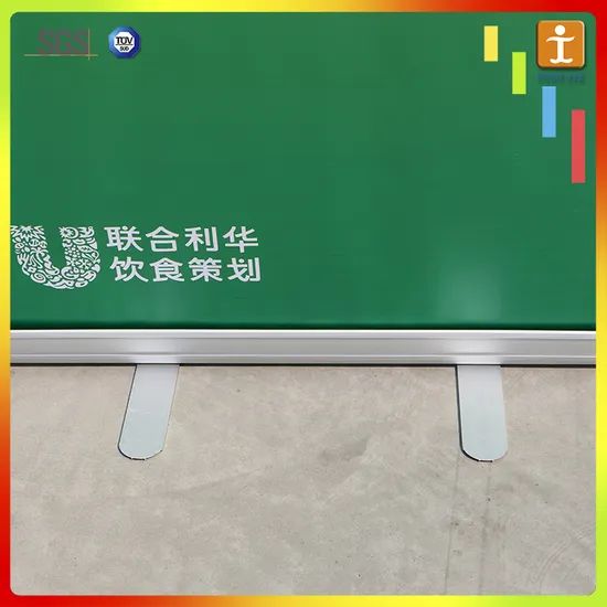Economical Roll up Display Banner Stand Trademark OEM Type Wide Base Origin Shanghai HS Code 7601109000 Price Factory - Image 6
