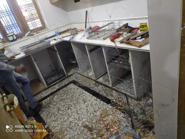 Pvc Modular Kitchen Designing Service Colour Natural Waterproof Yes Material Wooden Appearance Modern Board Thickness 18 - Image 2