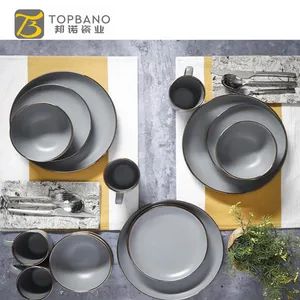 Ceramic Mug Glazed Color Tableware Fine Stoneware Dinner Set Origin China Model NO. TP0032DK HS Code 6911101000 Feature Eco-Friendly - Image 3