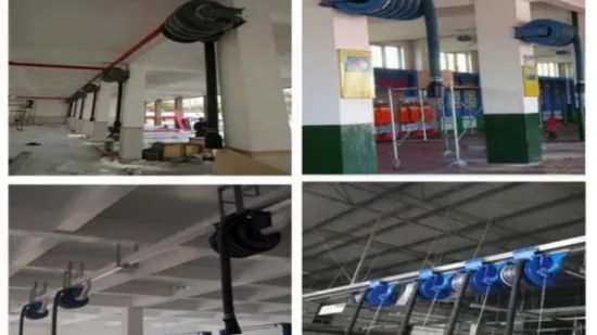 New Manual Retractable Spring Vehicle Exhaust Extracting System - Image 4
