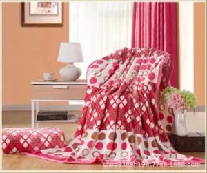 Luxury Faux Fur Soft Thick Faux Rabbit Fur Striped Throw Blanket - Image 1
