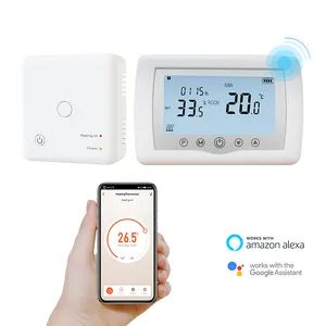 Programmable Wireless Thermostat Temperature Controller Heating Tuya WiFi - Image 1