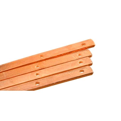 Excel Earthings Polished Copper Earthing Strip, 1m To 50m Width 25-50 mm Finish Polished Length 2.5m To 6m Brand Excel - Image 1
