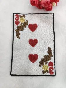 Poker Design Fashion Embroidered Patch Garment Accessories - Image 1
