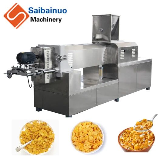 Low Cost Best Price Breakfast Cereal Corn Flakes Puff Snacks Bread Crumb Product Machine Manufacturing Plant - Image 2