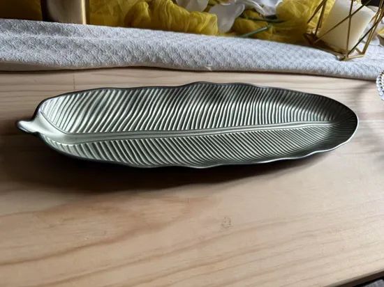 PP Material Leaf Plastic Dinner Plate MOQ 1000 Origin Fuzhou Net Weigh 0.32kg Certification FDA Model NO. RX-H081 HS Code - Image 5