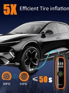 Portable Air Compressor Space Saving Tyre Inflator - Image 2