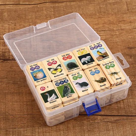 Clear Plastic Jewelry Box Organizer Storage Container - Image 2