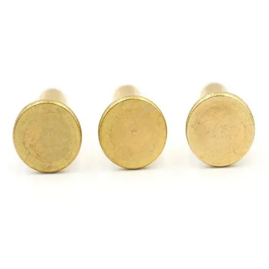Hardware Flat Head Hollow Rivets Brass Copper Tubular High Quality Brass Rivets - Image 4