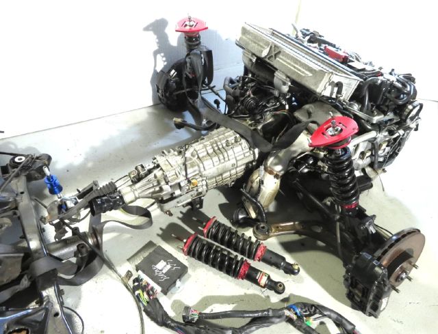 2007-2014 SUBARU IMPREZA WRX STI 2.0L ENGINE 6SPEED MANUAL TRANS DIFF JDM EJ207 - Image 3