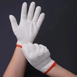 High Wear Cotton Work Gloves Brand Sty Color White HS 6216000039 Length Medium Origin Shandong Impregnation No Sports Gloves - Image 2
