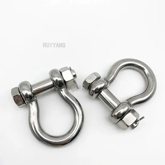 Bow Shackle Stainless Steel Shackle Color Silver Condition New Origin Xinghua HS Code 73182900 Model NO. 2-50mm Trademark - Image 6