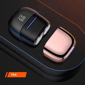 Portable Mini Shaver Double Head Rechargeable Electric Pocket Razor Electric Razor Beard Trimmer Shavers - Image 3