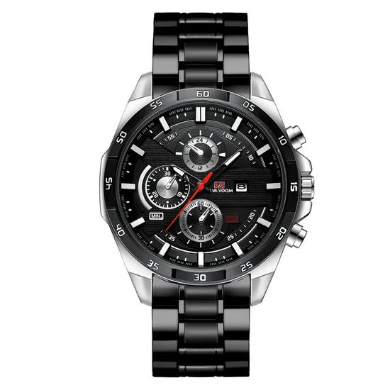 4 Color Steel Belt Multi-Function Chronograph Gift Watch Luxury Sports Style - Image 4