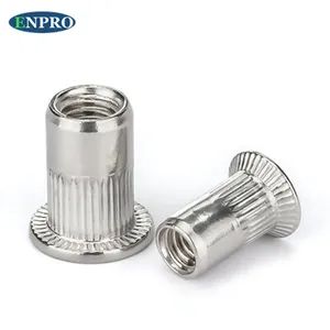 Rivet Nuts Aluminum Rivetnuts Blind Set Nutserts Threaded Insert Nutsert Cap Flat Head Rivet Nuts M3 M4 M5 M6 - Image 3