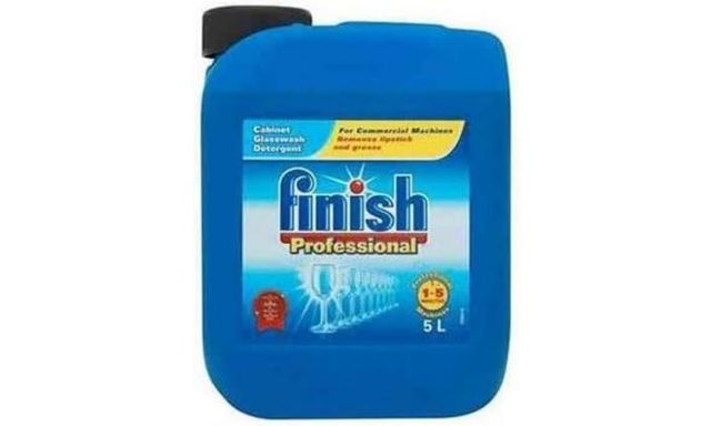 Finish Ultimate Infinity Shine Dishwasher Tablets Rinse Aid Liquid Cleaner Lemon - Image 4
