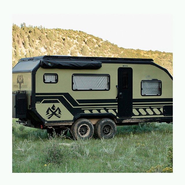 off road caravan Australian standards RV camping trailer with heavy duty suspension strong chassis and modern interior suitable for extreme outdoor conditions and long term travel - Image 4