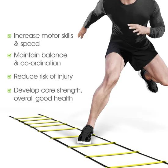 Agility Training Ladder Speed Exercise Ladders for Soccer Football Athletic Drills Wbb12925 - Image 3