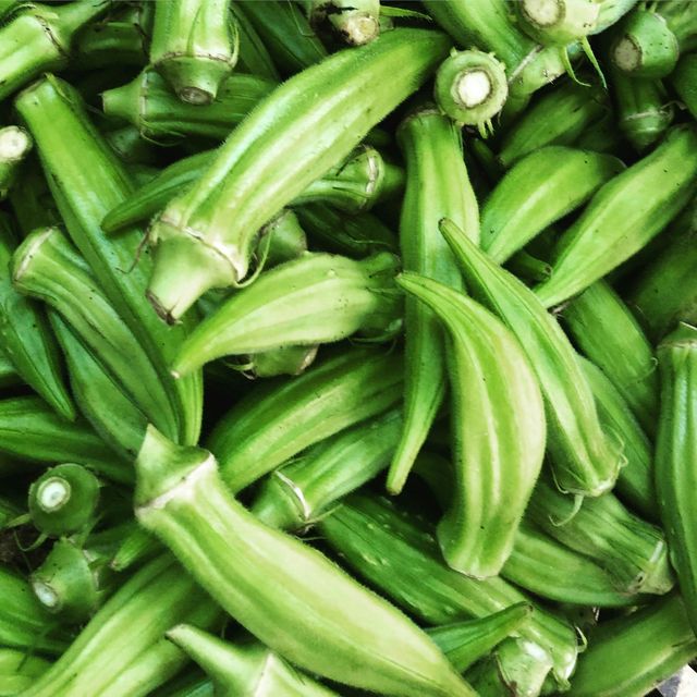 fresh organic lady finger okra – product photo 3, product detail gallery