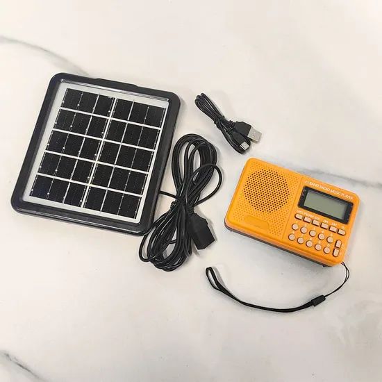Portable Solar Power Am/FM/Sw Mini Cassette Recorders Radio MP3 - Image 1