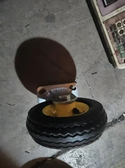 6 Inch Castor Fixed Pneumatic Caster Industrial Casters Castor Wheel Rotating Heavy Duty Caster Wheels - Image 1