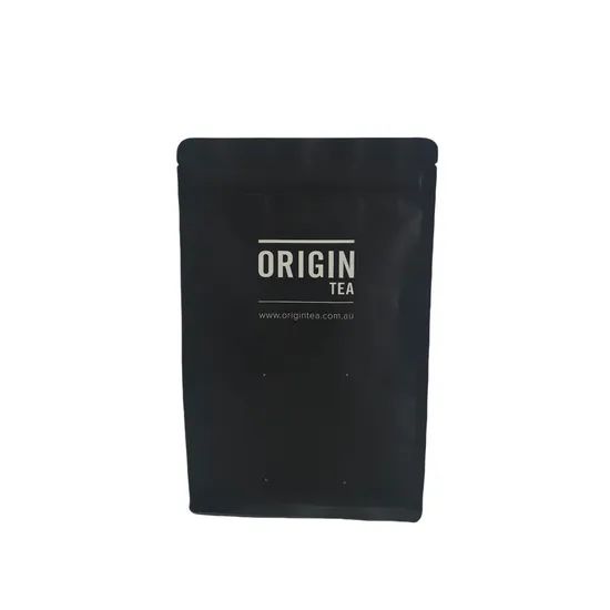 Changjiang Factroy High Quality Black Flat Bottom Bag for Tea Powder - Image 2