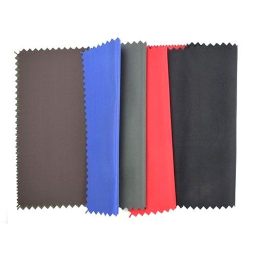 PU Leather Fabric Weight 120gsm Application Fabric Usage Jackets, Bags Material Polyester, - Image 1