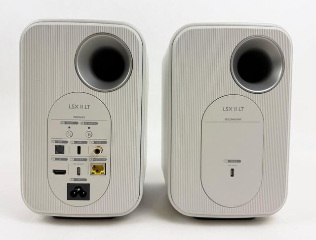 Stone White KEF LSXII LT Wireless Speakers (Pair) - Image 3