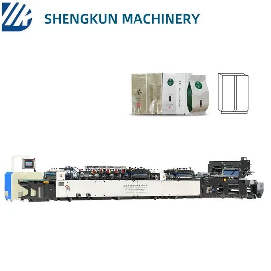 Center Four Side Sealing Automatic Bag Making Machine - Image 1