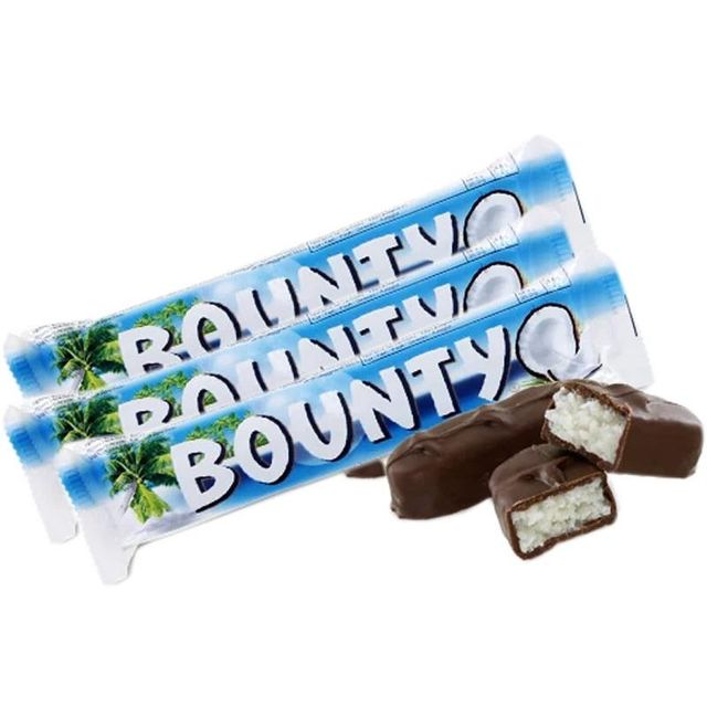 Bounty Chocolate Bar Coconut Filled Milk Chocolate Smooth Texture Tropical Flavor Treat Perfect For Dessert Lovers And Daily Sweet Craving Moments - Image 3