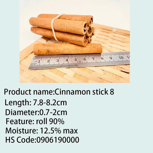 Quality Factory Competitive Price China Cinnamon Spices Single Herbs Length 8cm Cinnamon Stick for Cook - Image 3
