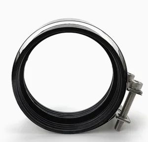 Type C Rigid Stainless Steel Flexible Clamp-Shielded Pipe Coupling for Building Drainage - Image 4