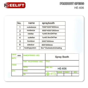 Auto Paint Drying Booth Equipment for Car Spray Painting Substrate Material Steel Warranty Period 18 Months Certifications Ccc, Ce, - Image 3
