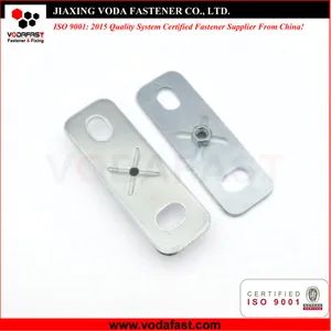 Customized Steel Base Plate with Nut Zinc Plated - Image 3