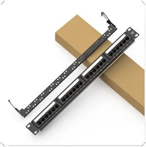 CAT6 UTP Patch Panel 4pair 8core 25AWG T568A Copper PVC 1Y Shield OEM Origin China Material OFC Trademark OEM Conductor CCA+ - Image 4