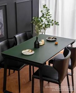 LFGB Tablecloth Waterproof PU PVC Leather Kitchen Table Runner Mat Desk Mats - Image 6
