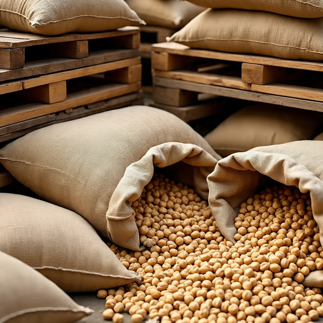 High-quality CHICKPEAS supplied by SATTER FOOD AND BRIDGES . Bulk wholesale pricing is $700 per MT. Inquiry for latest prices. - Image 4