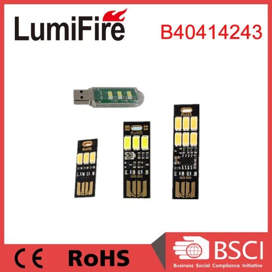 SMD LED Light-Operated USB Rechargeble Flashlight - Image 1