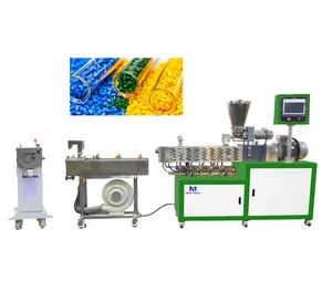 Plastic Lab Twin Screw Extruders with Motor Gearbox & PLC for Masterbatch Extrusion - Image 1