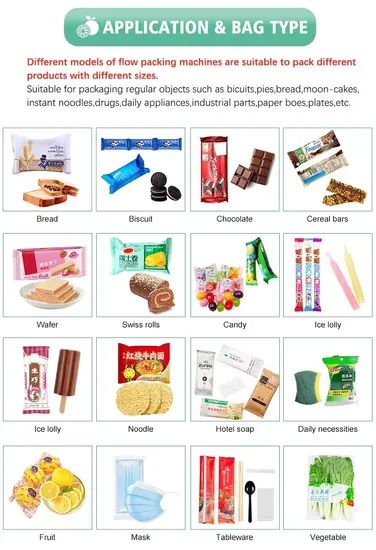 Automatic Pillow Flow Packaging Wrapping Tray Fresh Lettuce Cabbage Frozen Fruit and Vegetable Packing Machine - Image 2