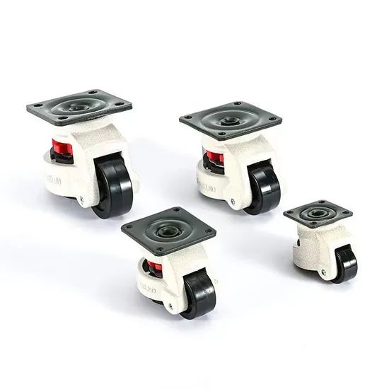 Fuma Adjustable Height Telescopic Industrial Threaded Rod Casters and Rotary Rigid Furniture Casters - Image 6