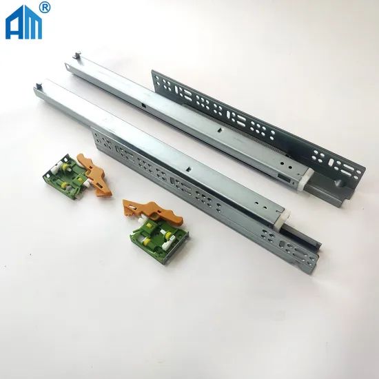 Push to Open Hidden Telescopic Rails Undermount Concealed Drawer Slide - Image 6