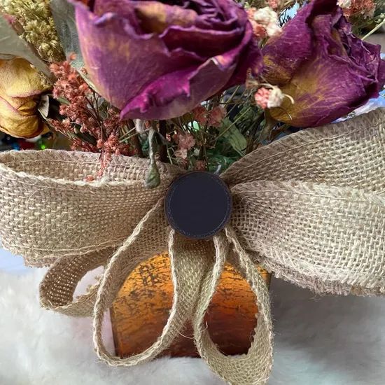 Indoor Outdoor Rustic Wedding Decoration Natural Burlap Ribbons - Image 3